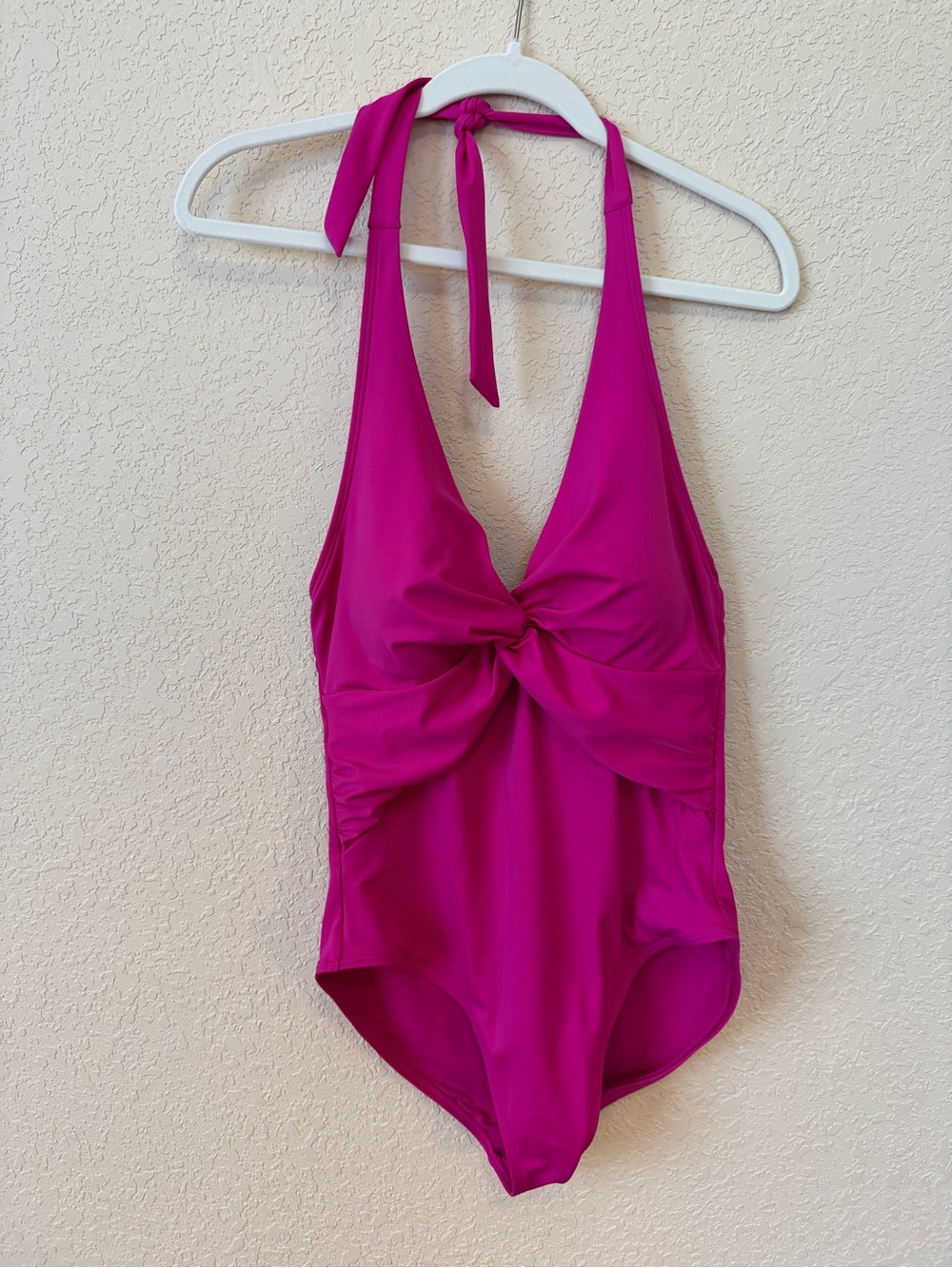 Boden Pink Halter Swimsuit, Size 10
